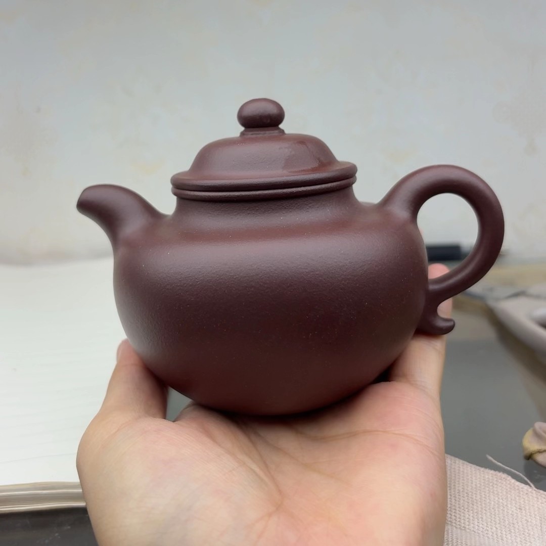 黄龙源底槽青（60目），莲子壶，容量210cc，半手工艺。