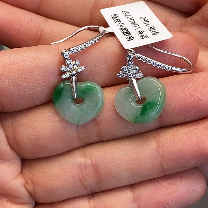 翡翠银S925镶嵌颈饰