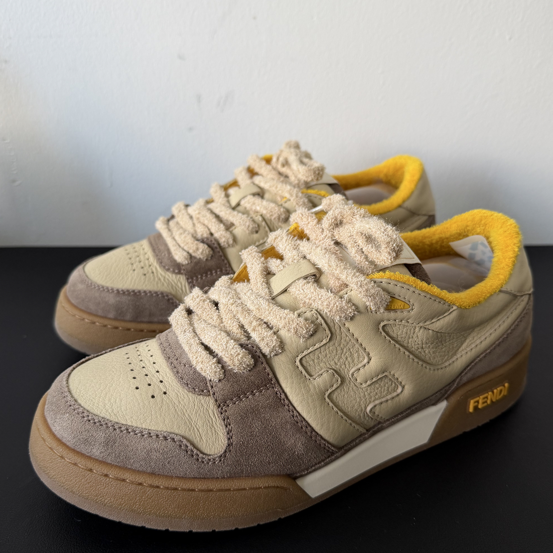 99新 FENDI/芬迪 39欧 match板鞋二手奢侈品