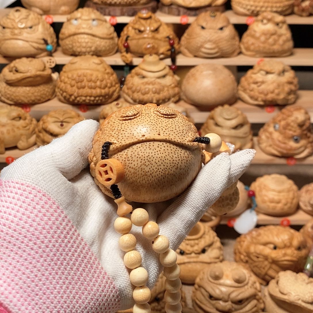 竹①*哥竹根雕金蟾竹根雕