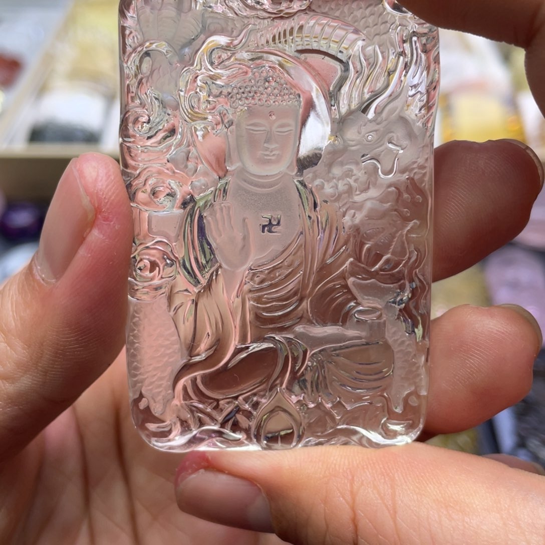 水晶颈饰未镶嵌定制