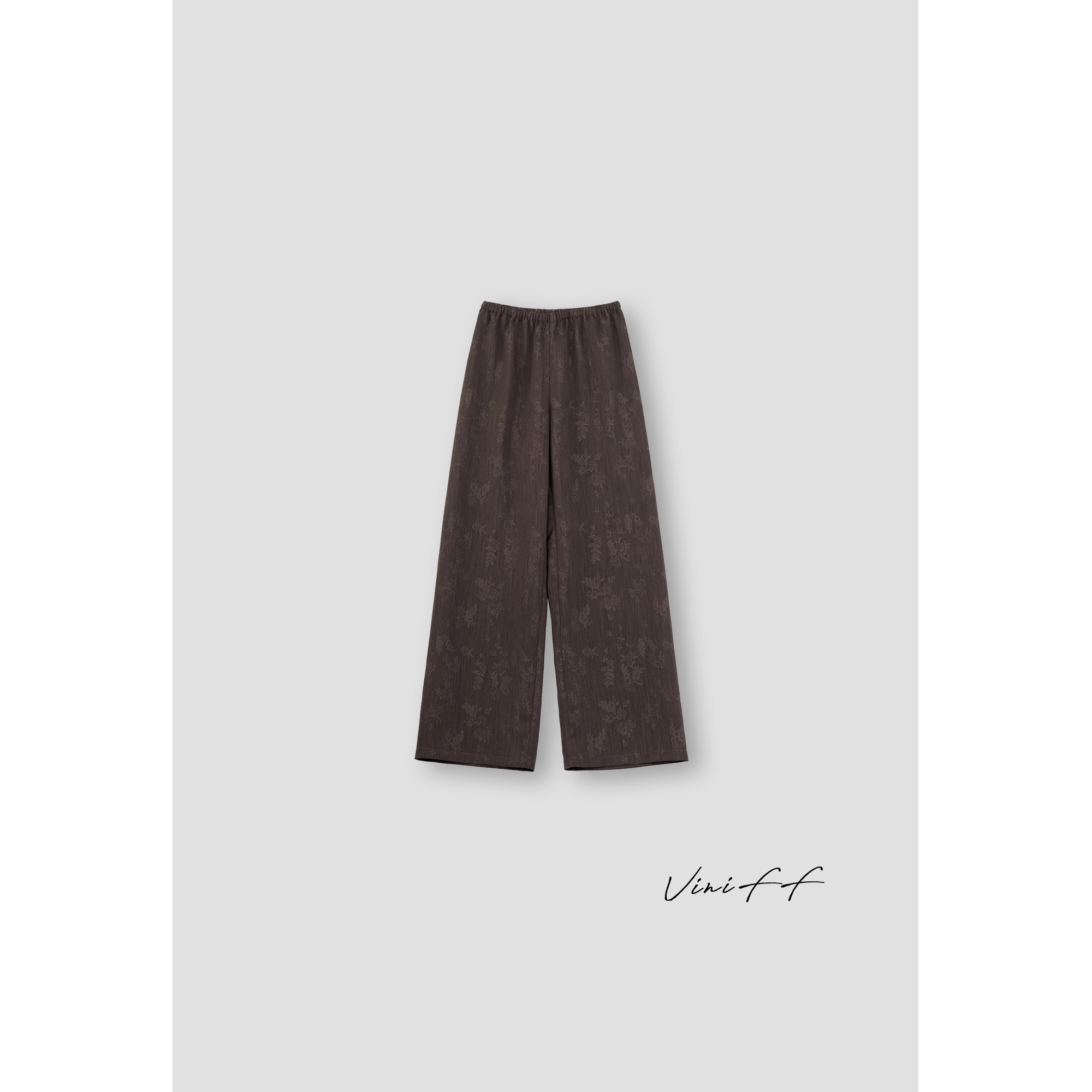 ViniFF薇妮｜2025S/S 早春新款 印花时尚休闲裤WZ5CK031