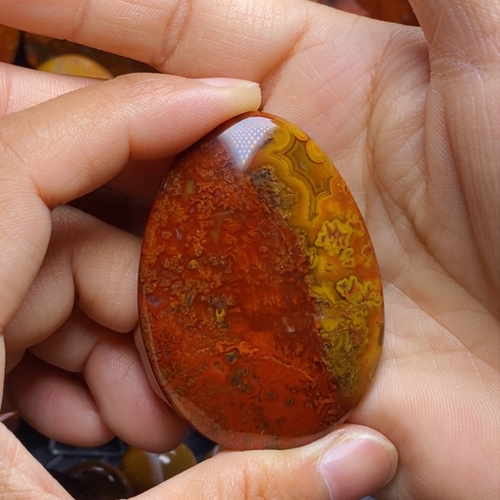 玛瑙/玉髓吊坠(不含链)未镶嵌北*