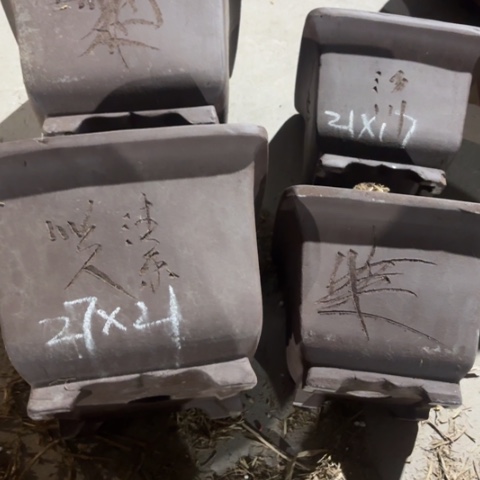 紫砂花盆100-4。100-4