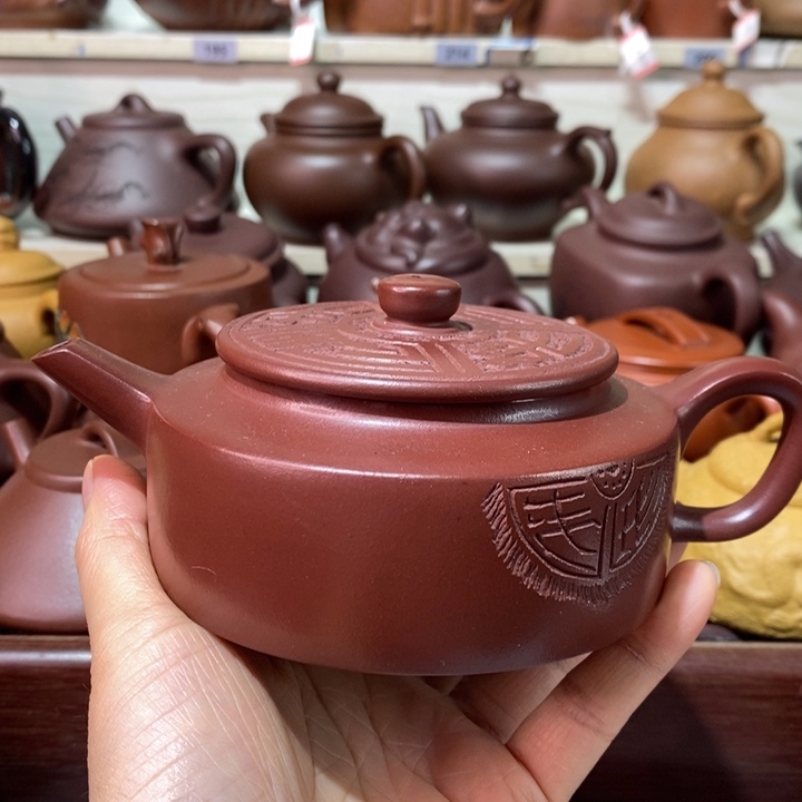 茶壶紫砂微瑕处理一把