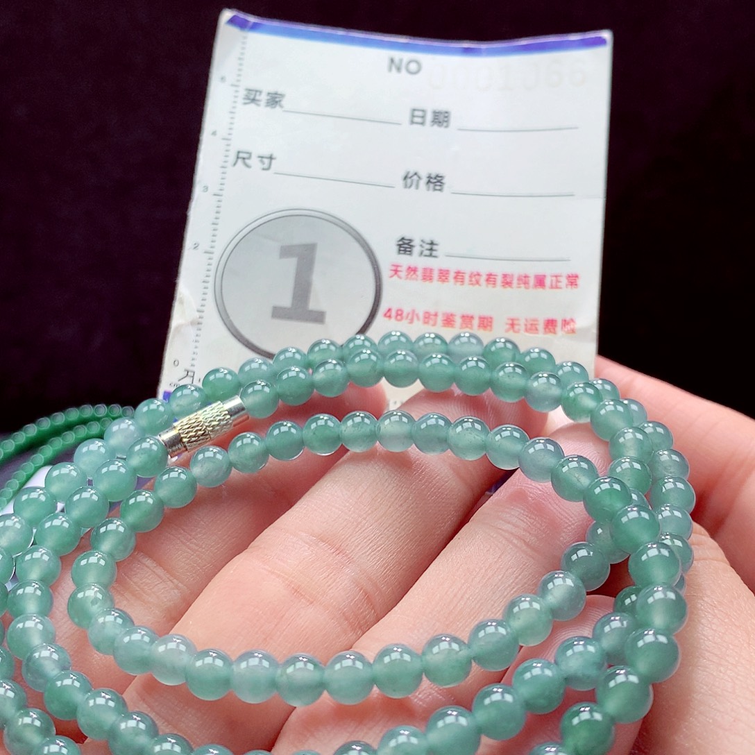 翡翠未镶嵌手链项链