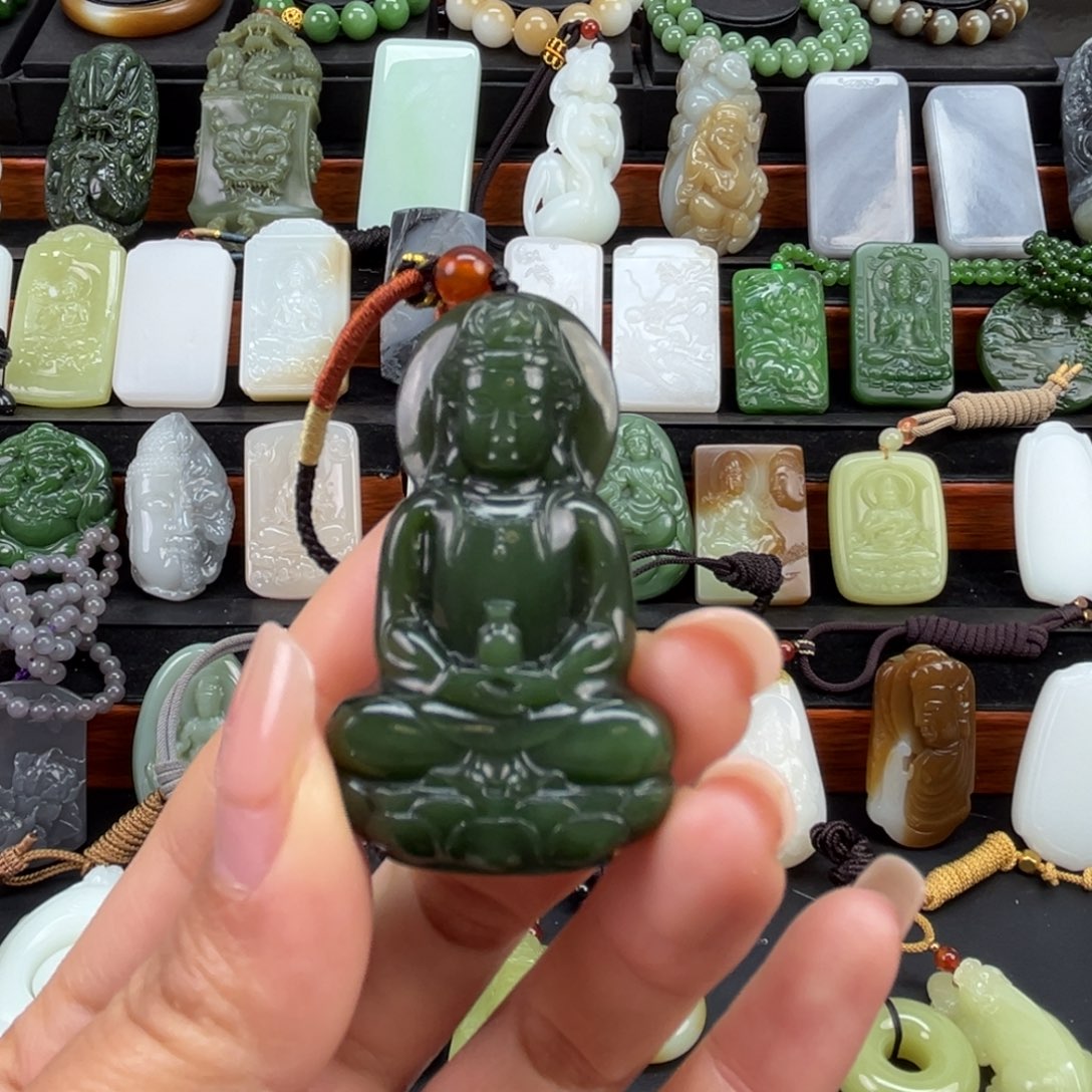 和田玉未镶嵌手串