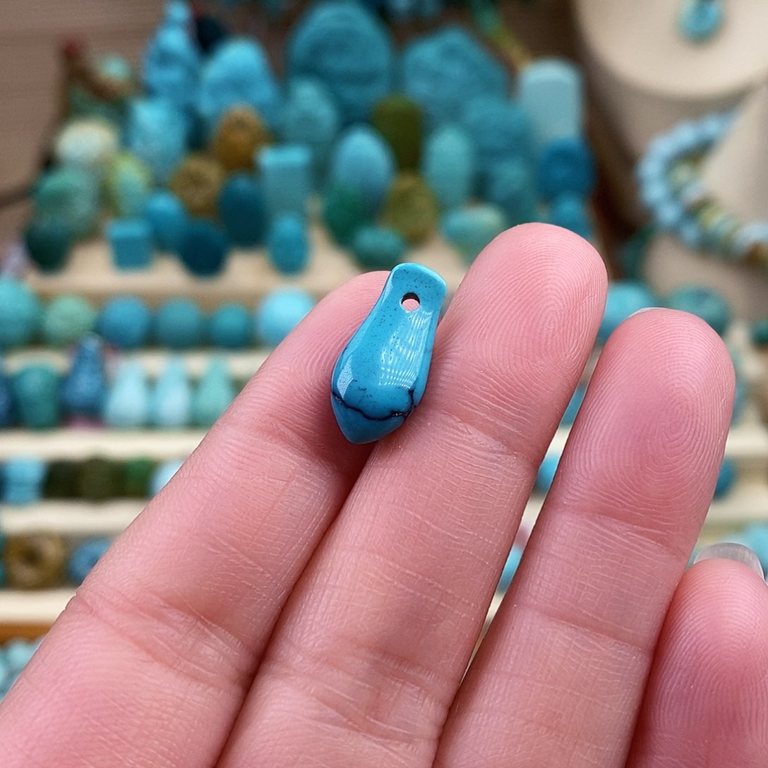 绿松石珠宝奇石未镶嵌