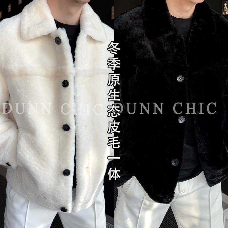 徐先生出品不易粘毛冬季羊皮羊毛原生态皮毛一体88272【杜恩】
