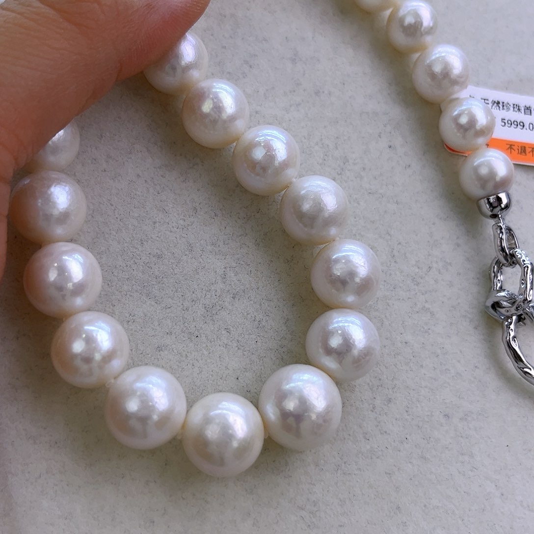 未镶嵌淡水珍珠项链定制491桃***夭