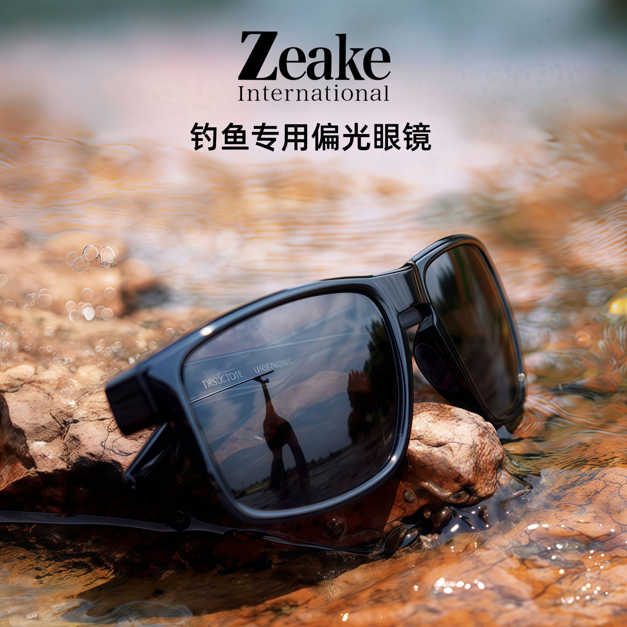 Zeake户外专用偏光增晰钓鱼眼镜 偏光镜钓鱼专用 开车专用防强光