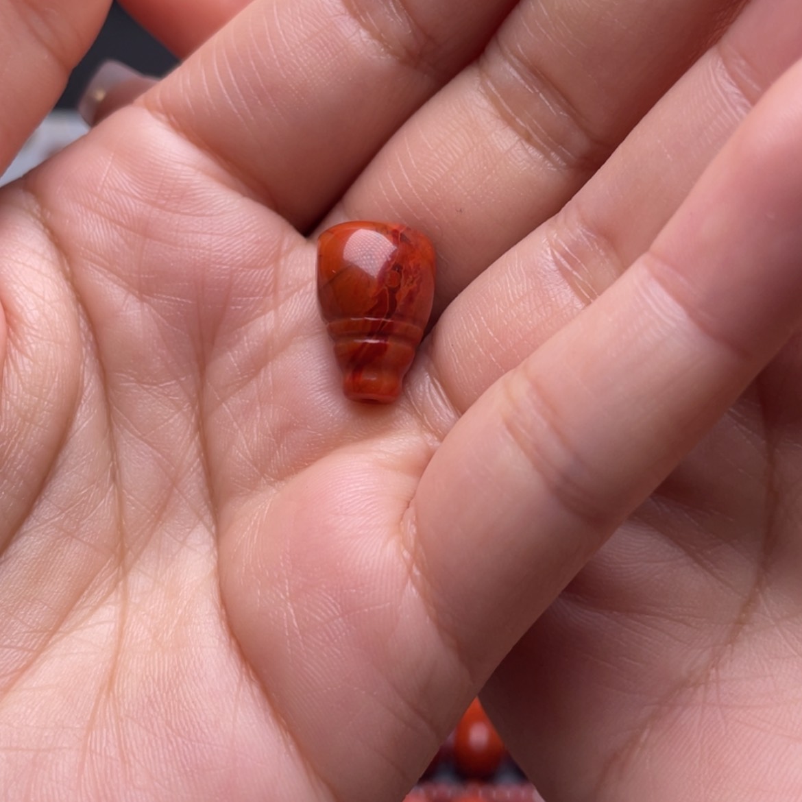 【闪购商品】南红玛瑙三通未镶嵌开****哥