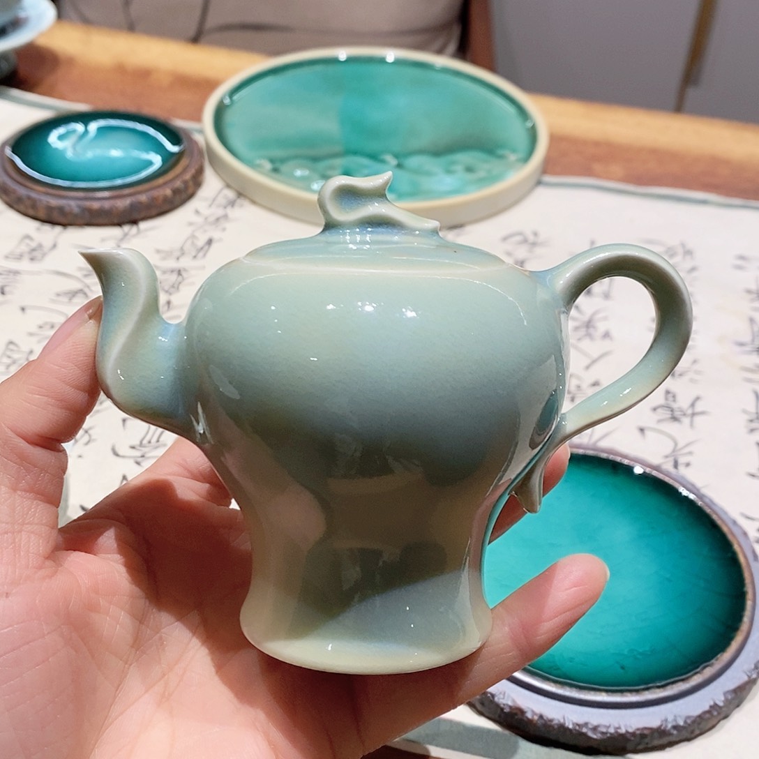 摆件陶玉清壶11111111