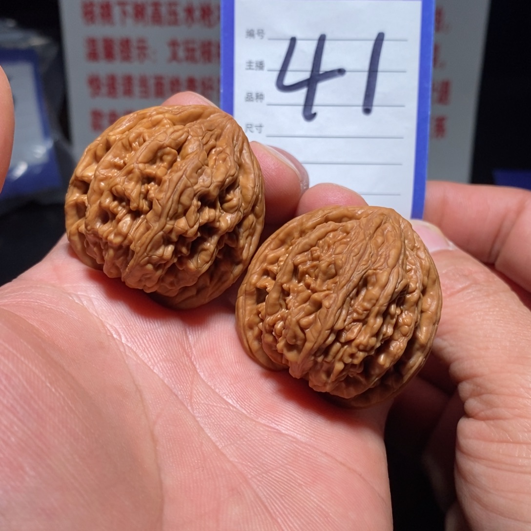 把件文玩核桃39蓟县虎头王精对
