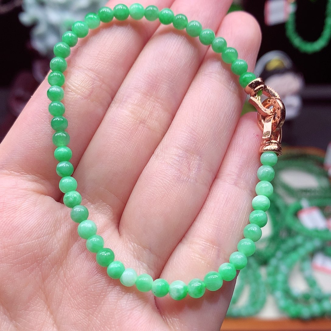 翡翠未镶嵌手链翡翠