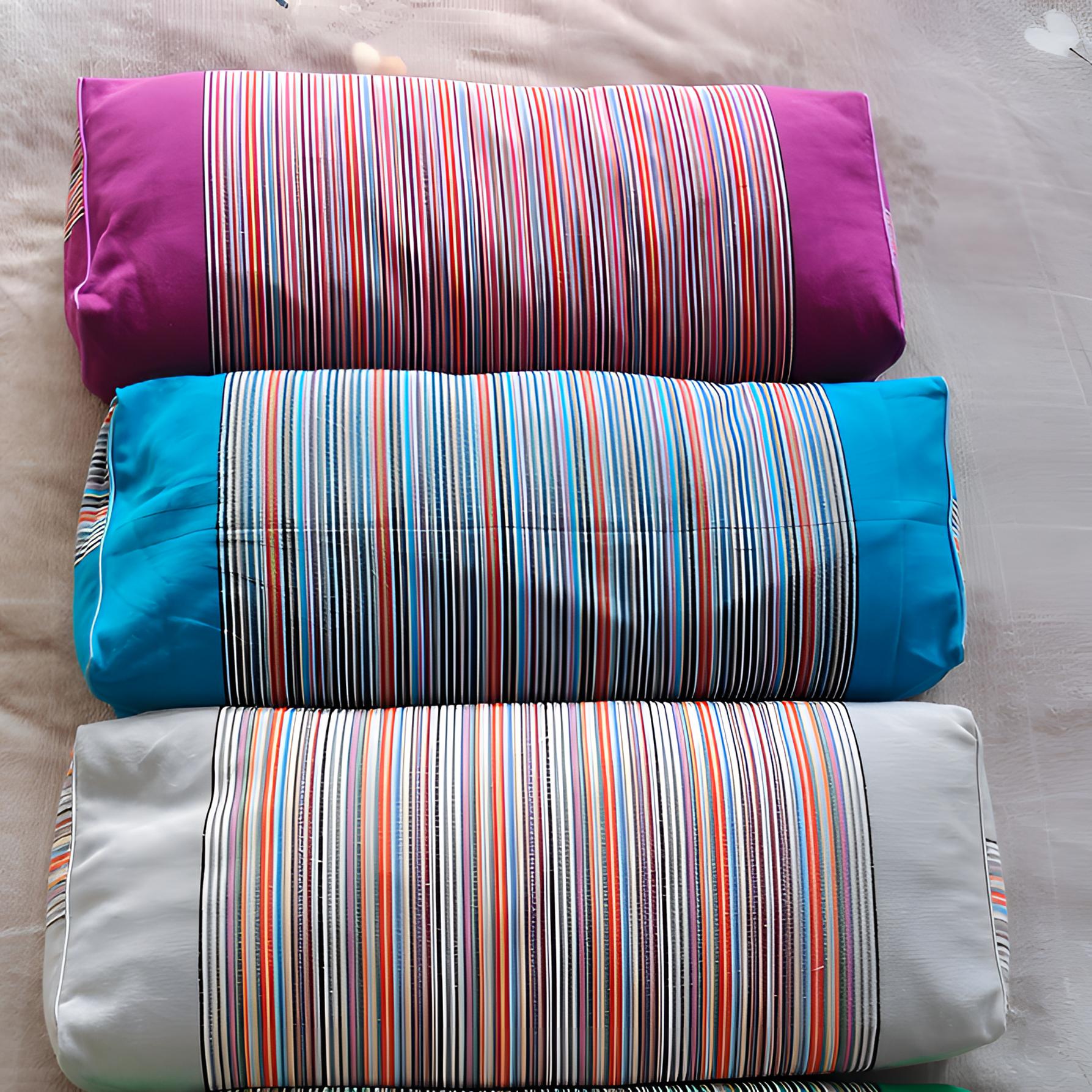 纯手工粗棉布颈椎枕崖柏粉枕头崖柏香粉枕头成人可拆老粗布