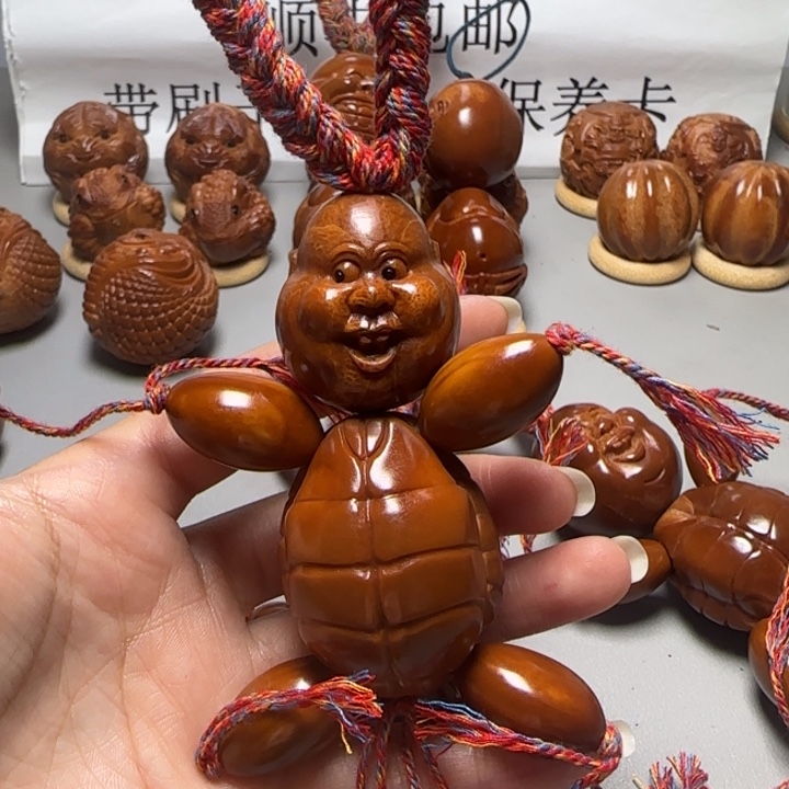 @***乐手串/手链橄榄核橄榄核核雕