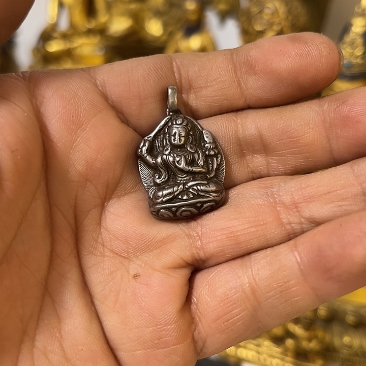 花岗石铁合金寒铁文殊菩萨造像