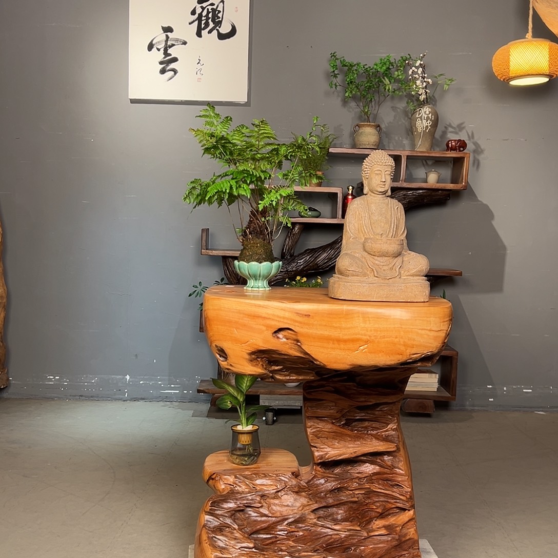 佛***中香樟木整体造型设计