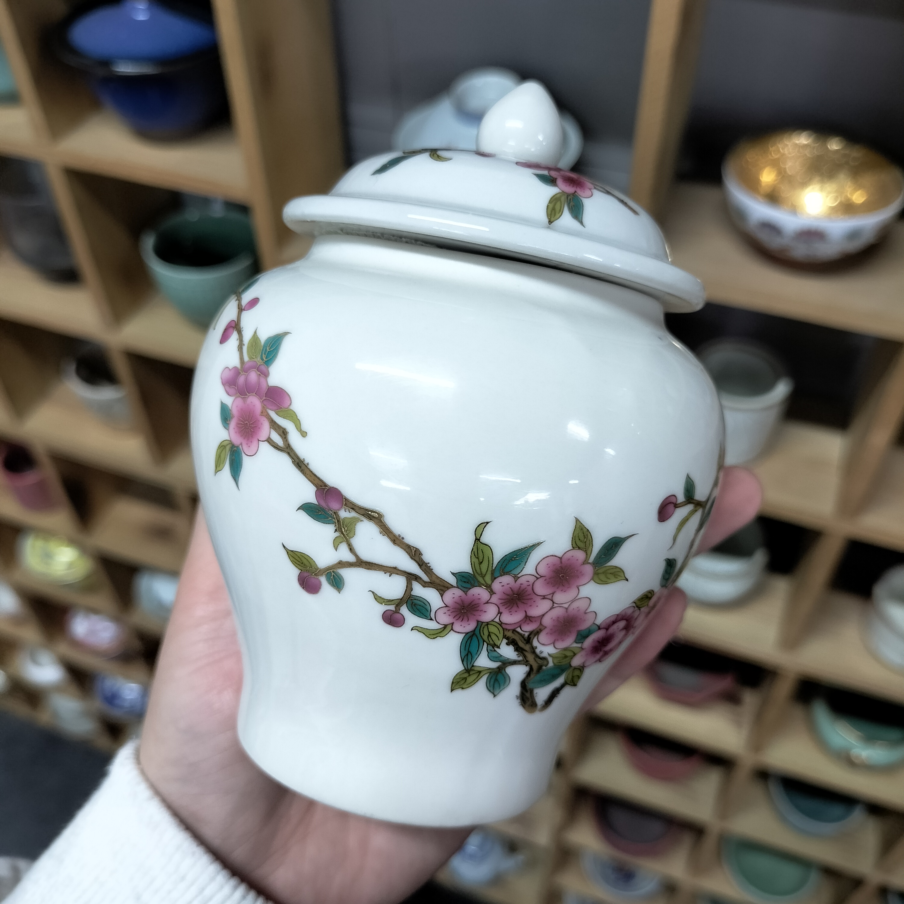 当代 茶叶罐-桃李春风将军罐zh802