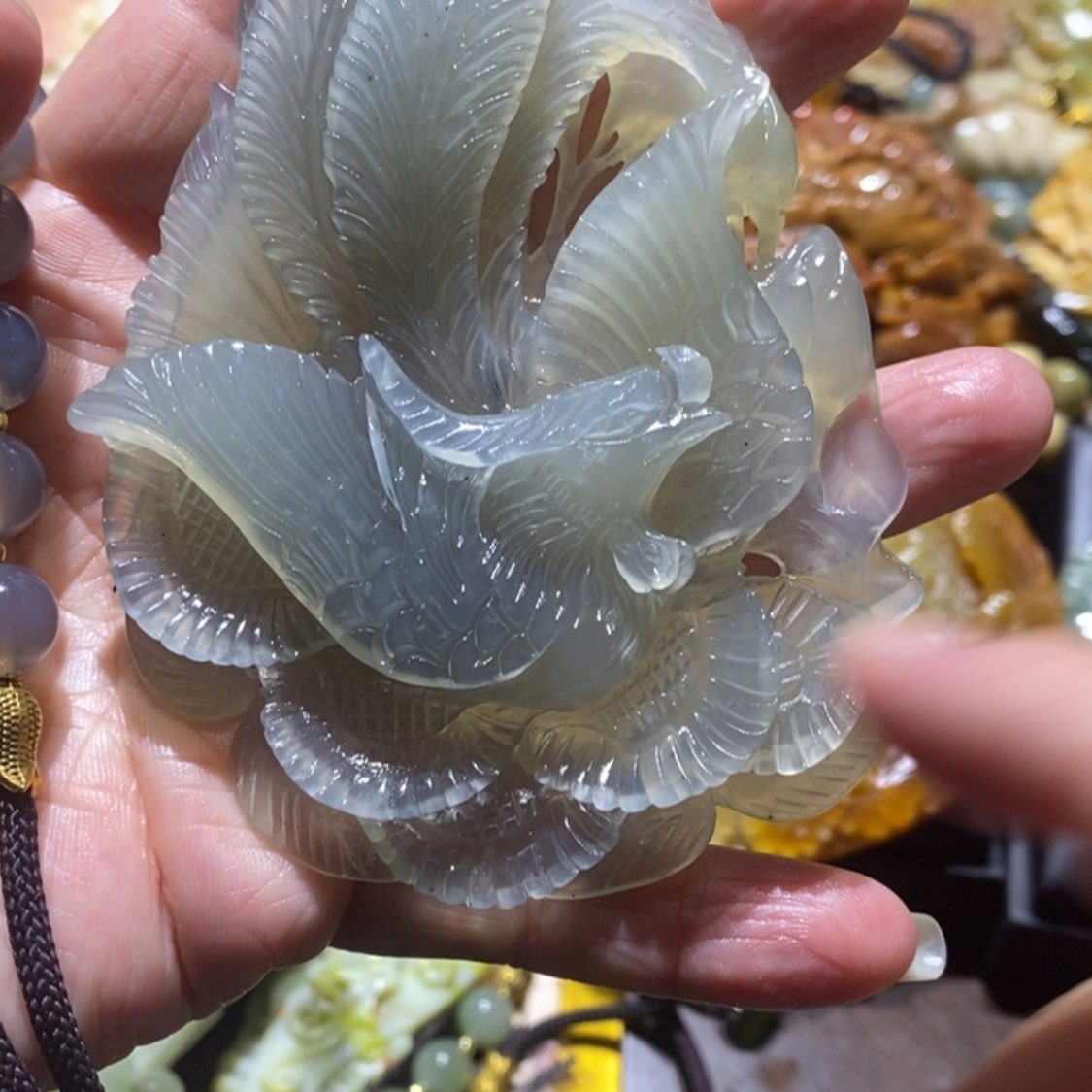 【闪购商品】岫玉毛衣链未镶嵌