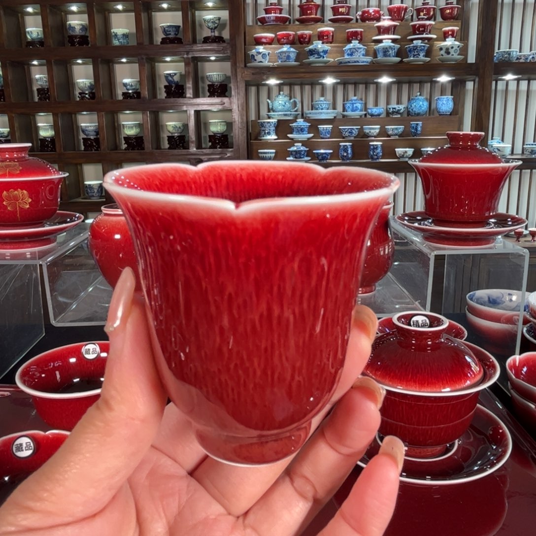 杯闻轩坊原矿郎红花口闻，杯