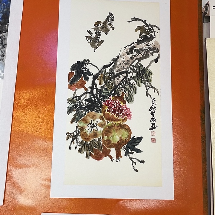 国画张圣敏先生纯手绘作品