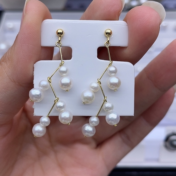 淡水珍珠银S925镶嵌颈饰