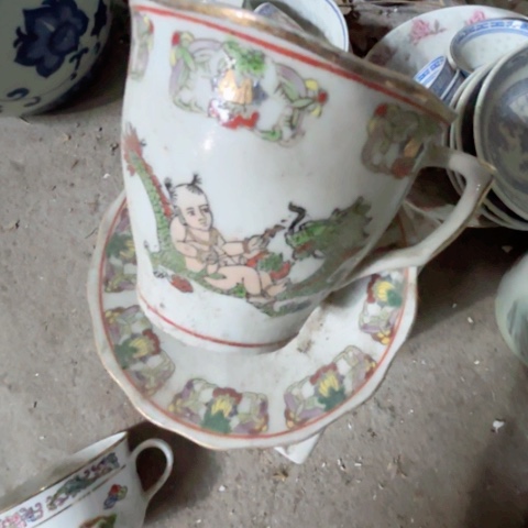 摆件景德镇陶瓷咖啡杯