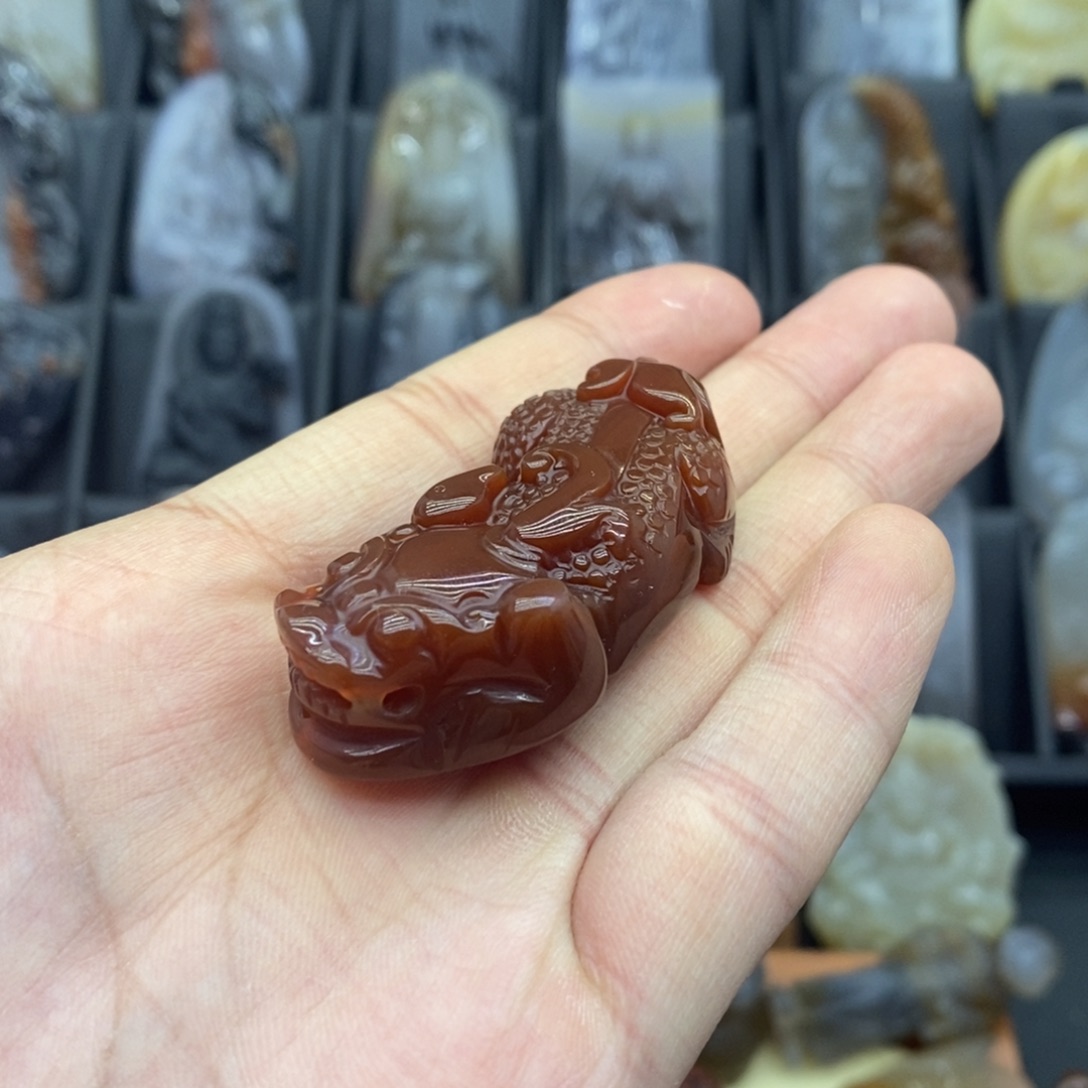 玛瑙/玉髓吊坠(赠链)未镶嵌吊坠