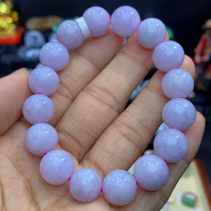 翡翠手链未镶嵌瑜***姐翡翠 12.3