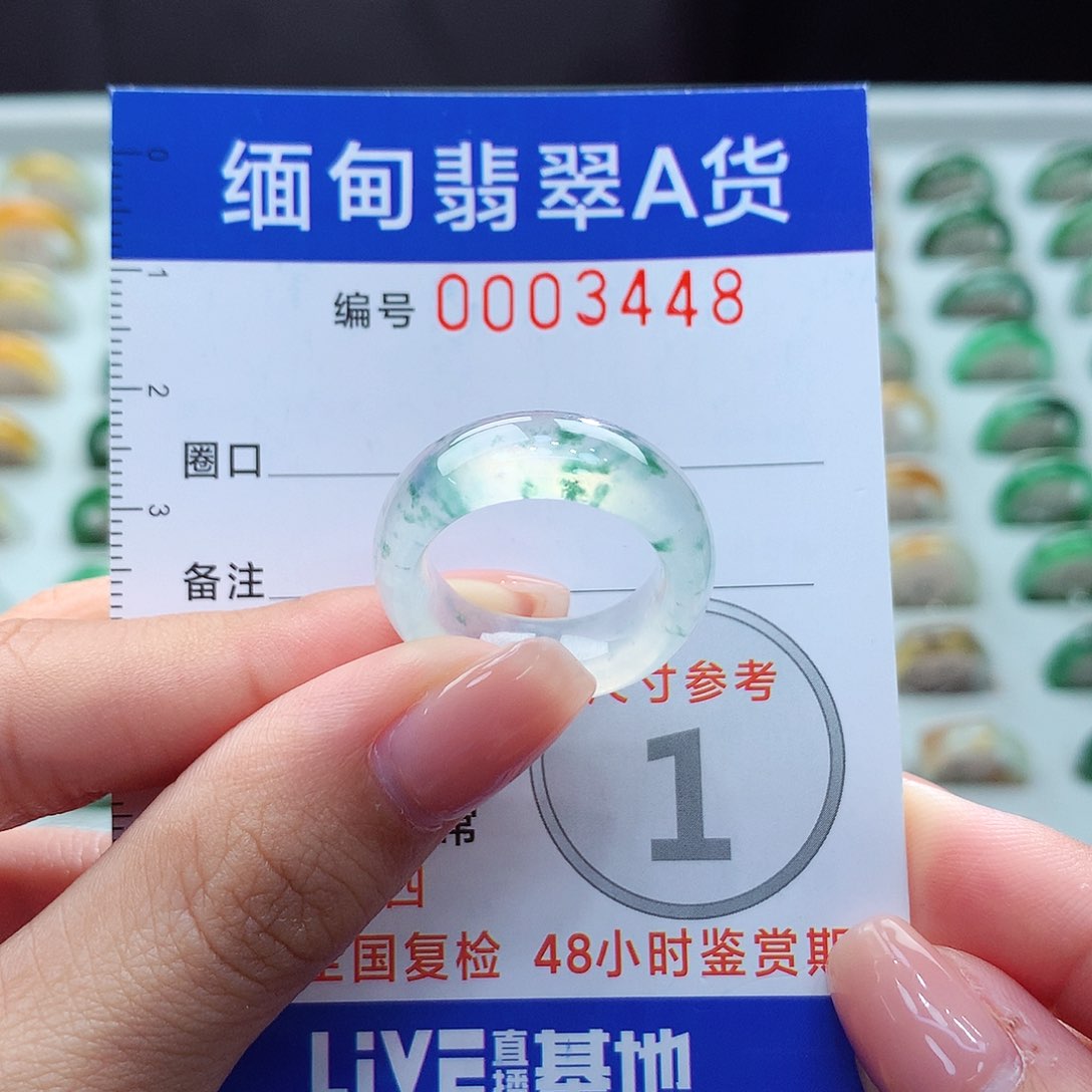 未镶嵌戒指翡翠12号