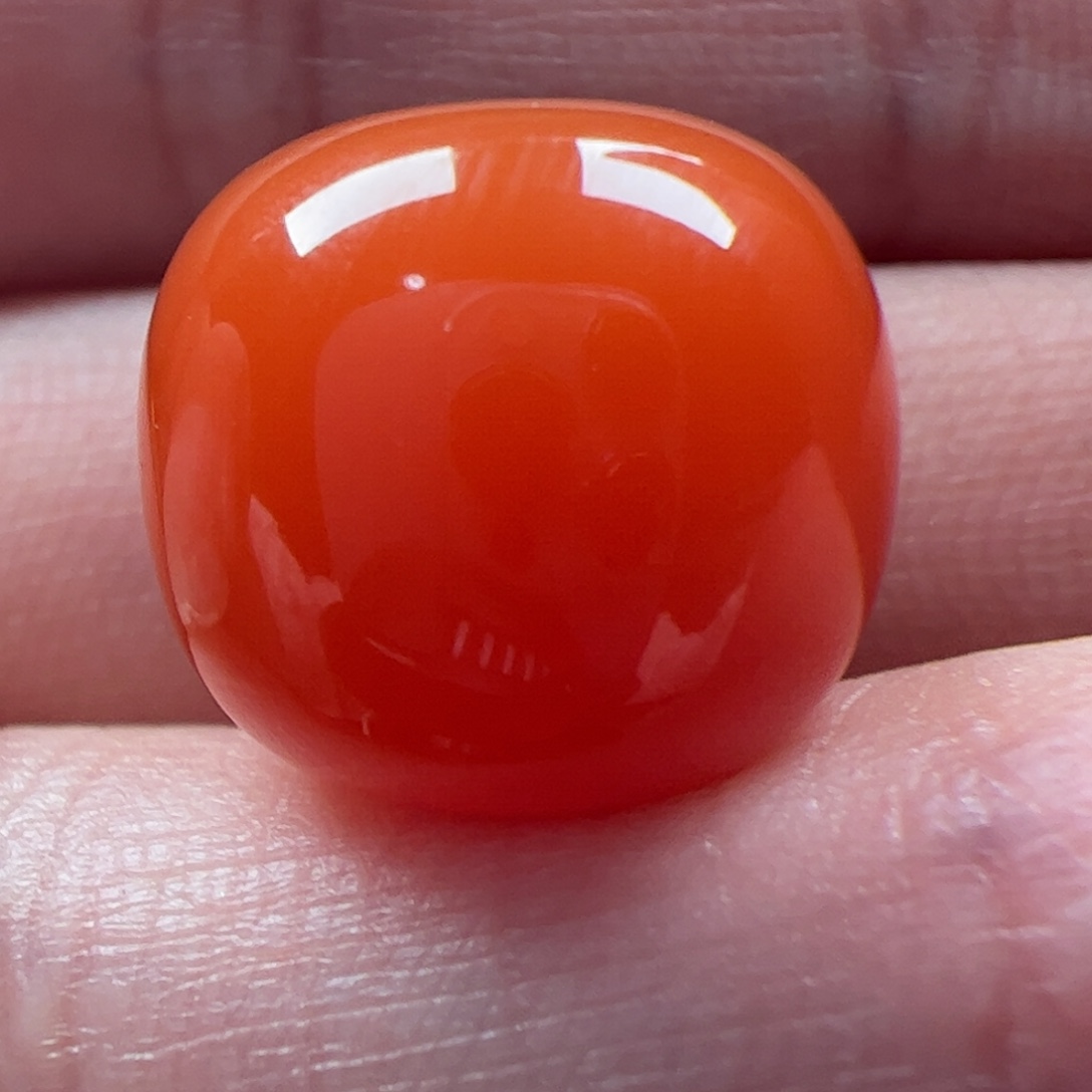 平***儿南红玛瑙未镶嵌老型14mm