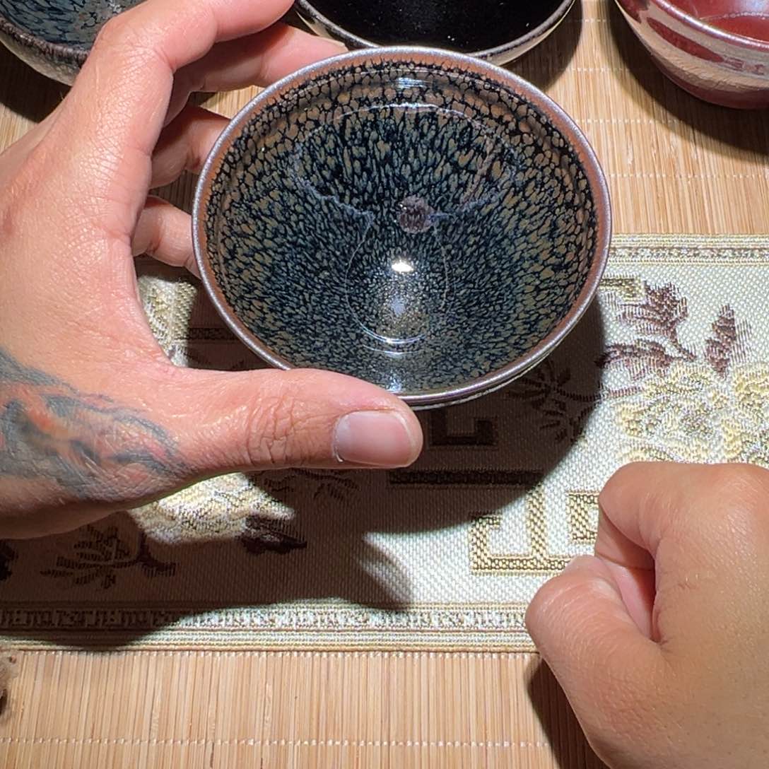 茶盏老木头柴烧建盏精选