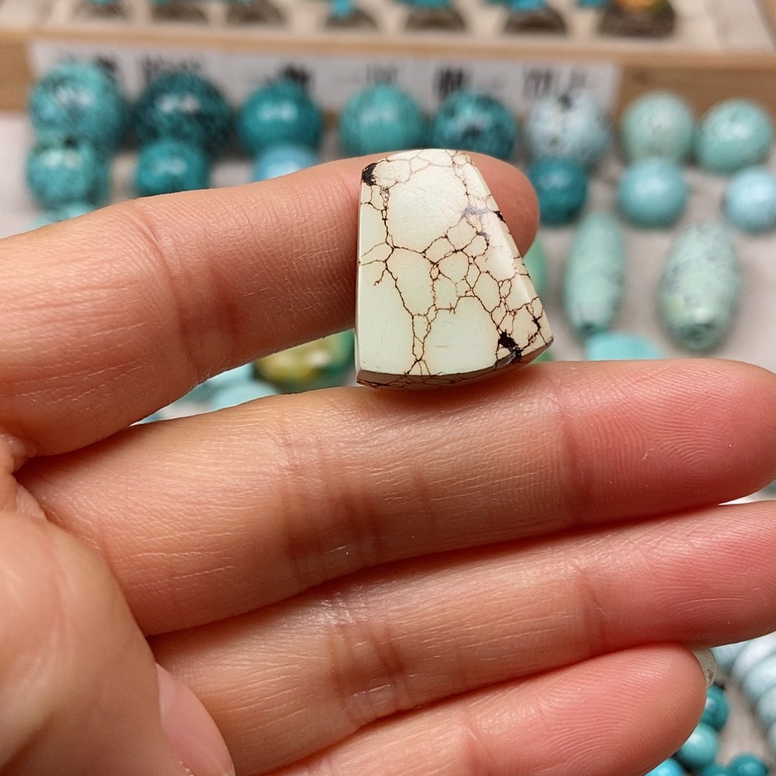 未镶嵌绿松石珠宝半成品