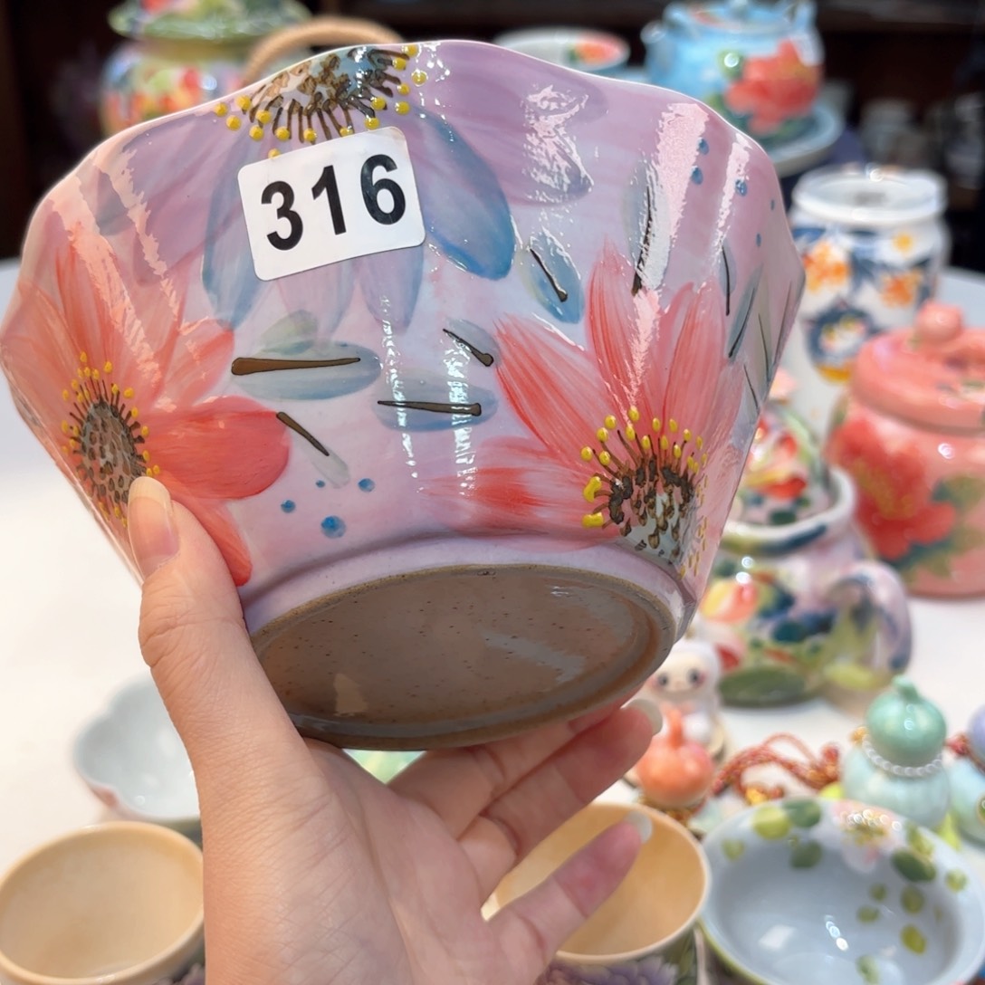 景德镇手绘高温釉下彩陶瓷茶具