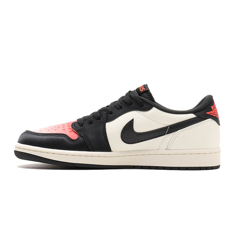 NIKE/耐克男子AIR JORDAN1RETRO LOW OG新年红色篮球鞋HF8828-100