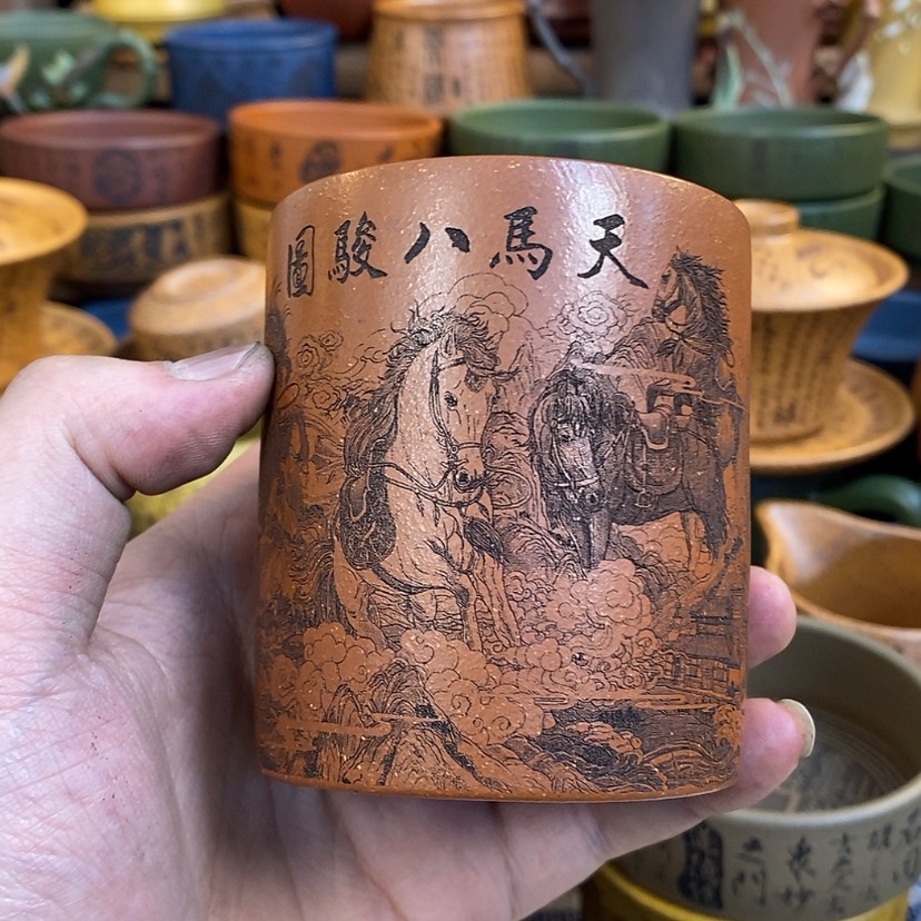 【闪购商品】紫砂杯子宜兴全手工紫砂杯