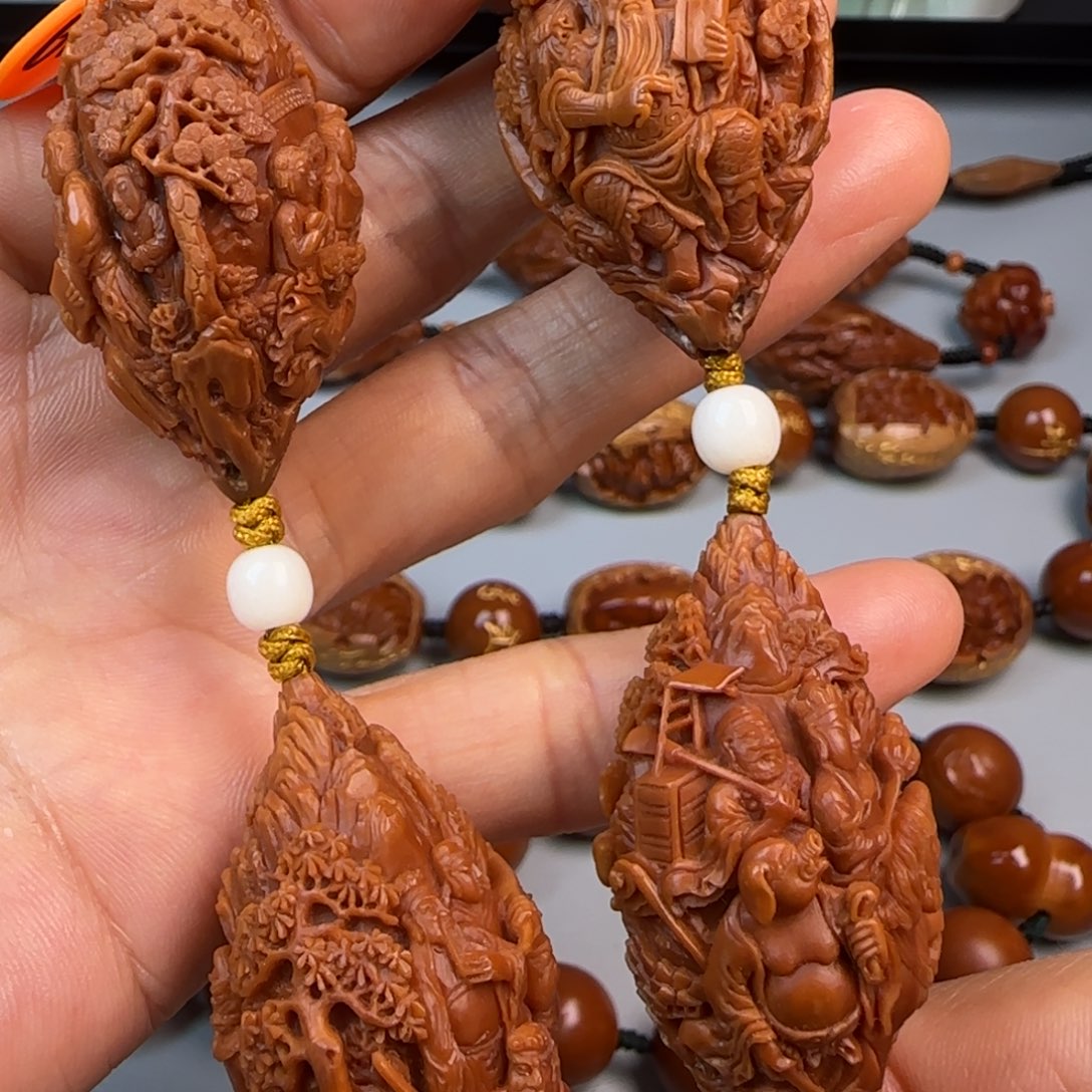 橄榄核手串/手链2.5尺寸水晶核四大名著