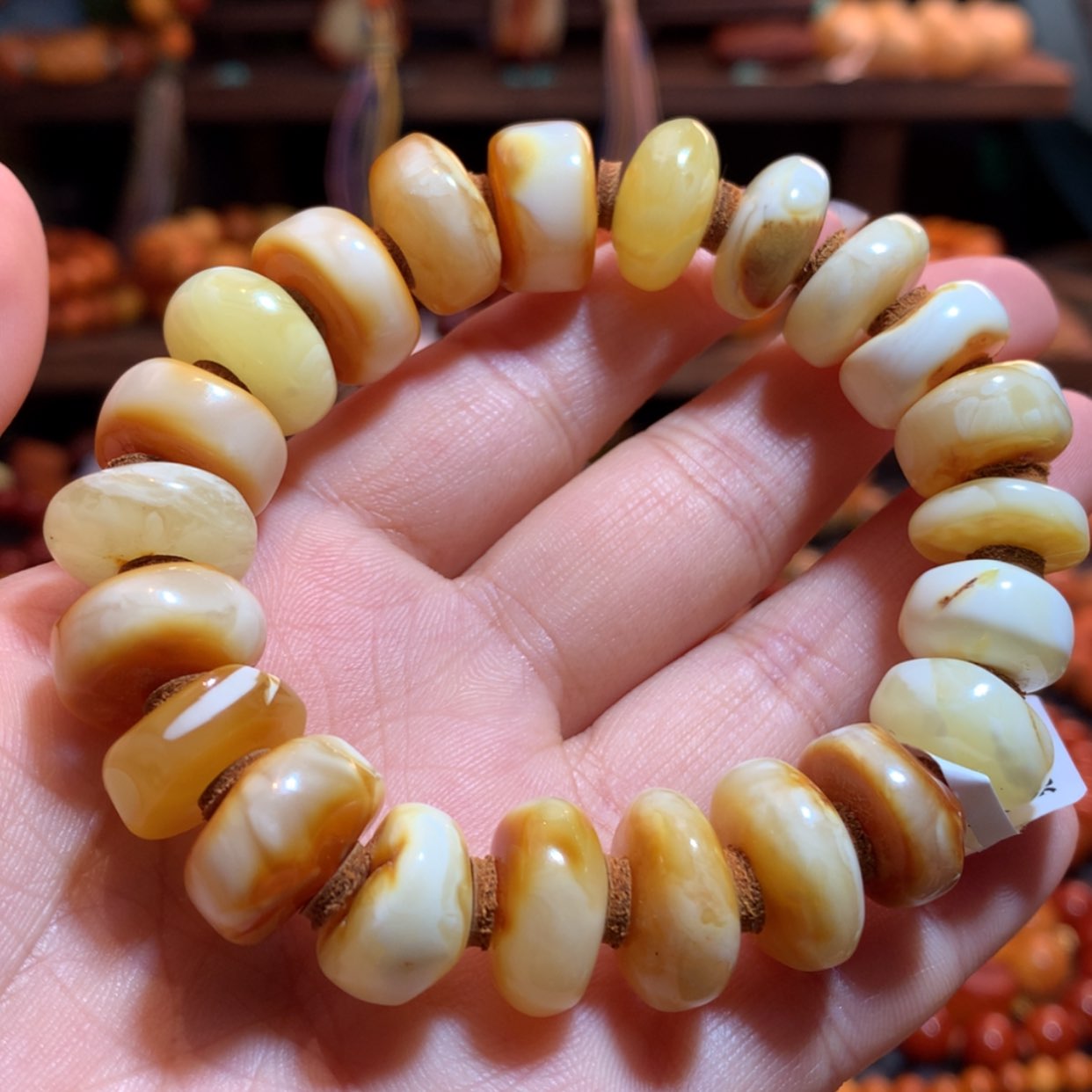 【闪购商品】手串蜜蜡未镶嵌蜜蜡手串