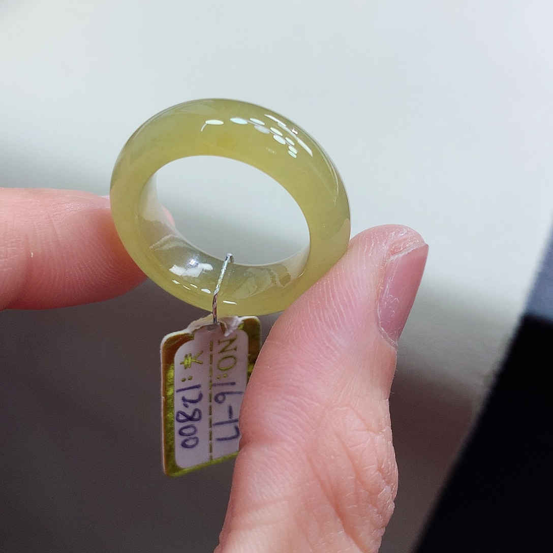 未镶嵌戒指翡翠16-17号