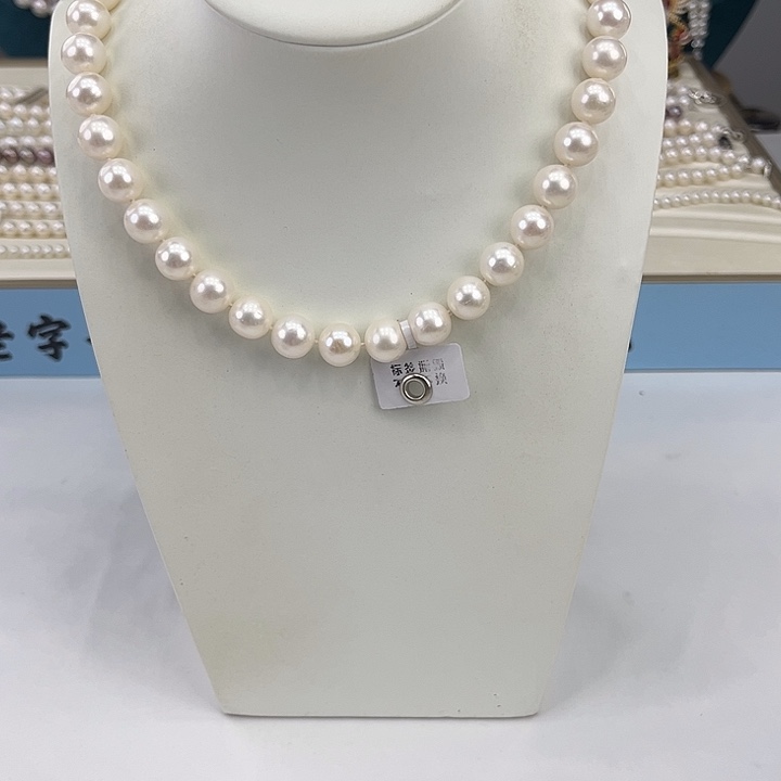 淡水珍珠银S925镶嵌颈饰11➕极光冷白炫彩高品孤品