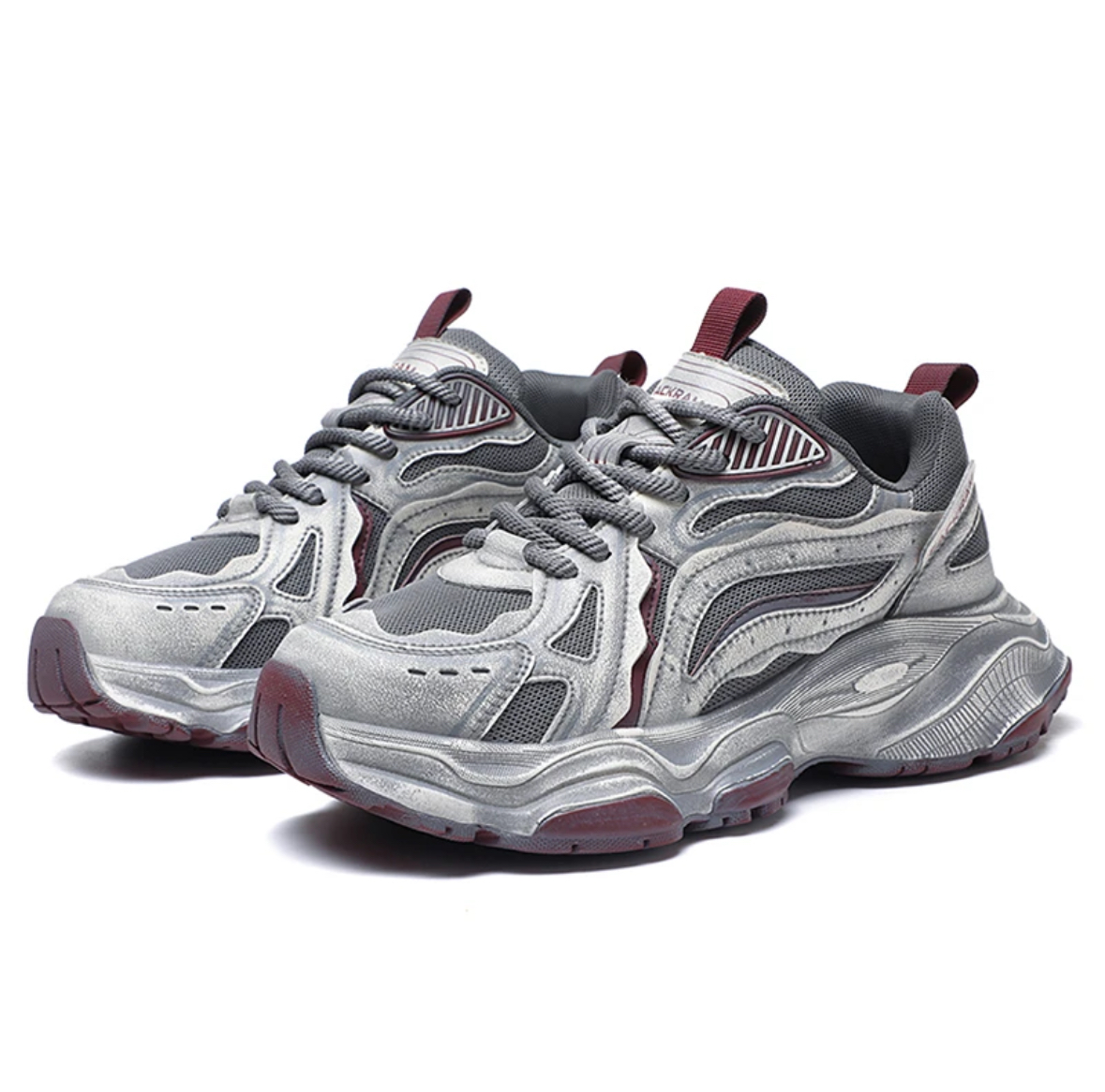 【爆款推举】2025春夏新款老爹鞋男女同款运动时尚百搭休闲网面潮鞋