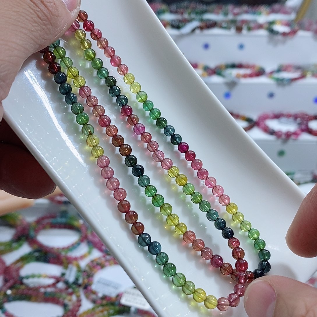 碧玺手链未镶嵌手链