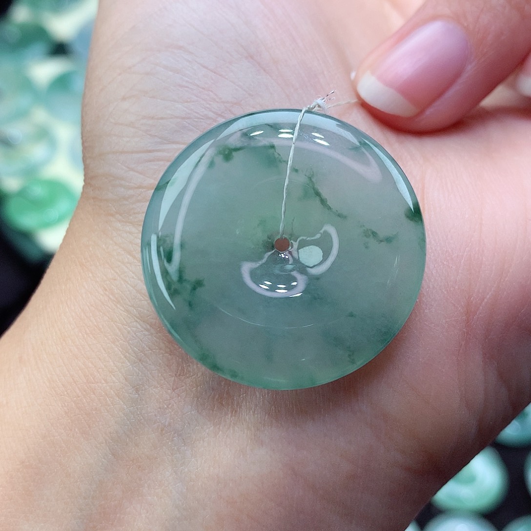 翡翠颈饰未镶嵌尺寸30-5.9