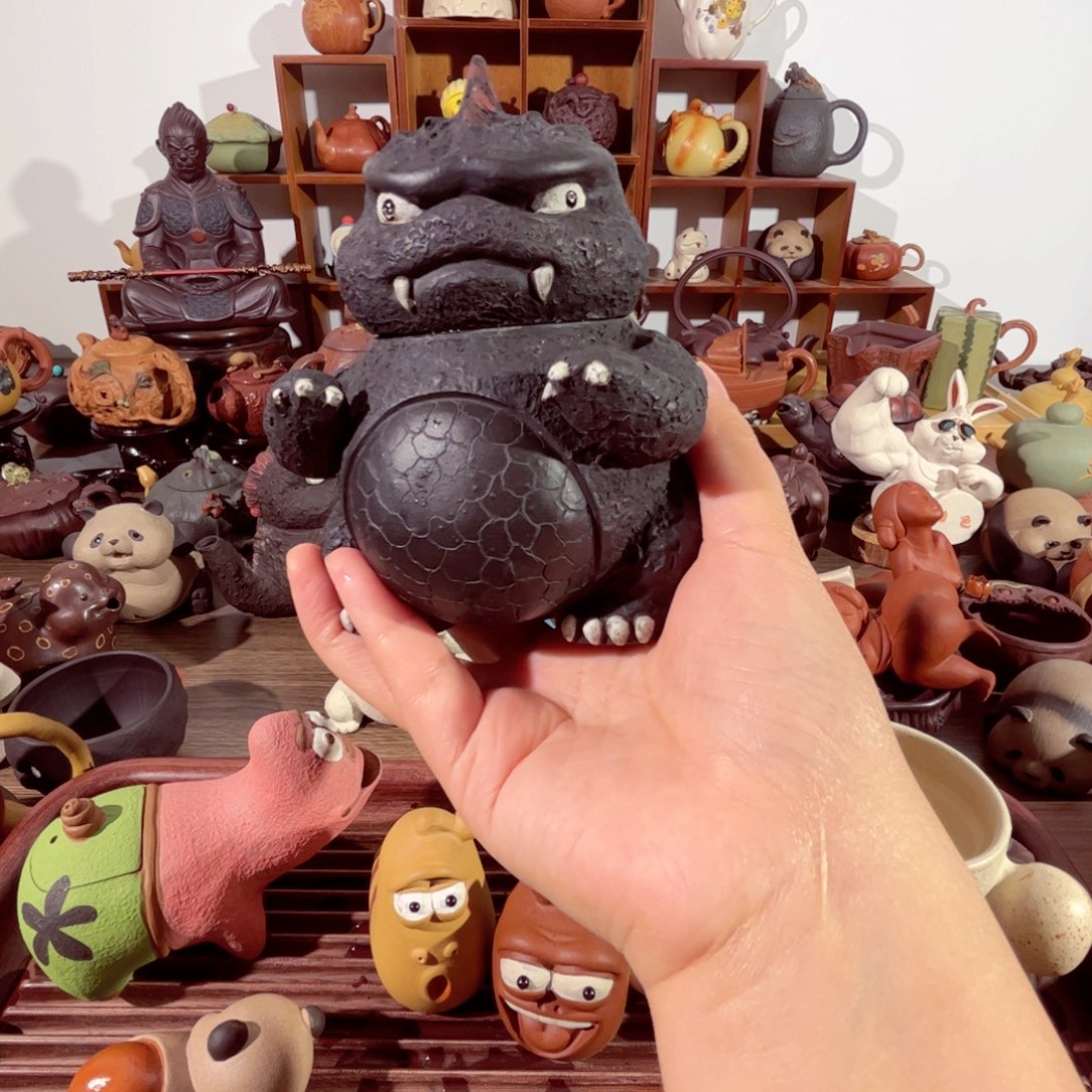 紫砂茶壶福****牙纯手工制作过程非常