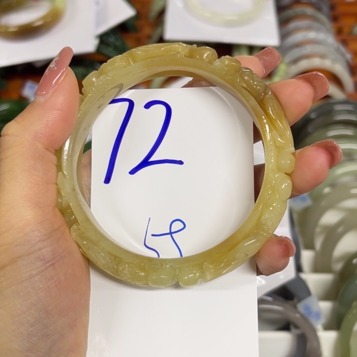 @***@和田玉未镶嵌手镯