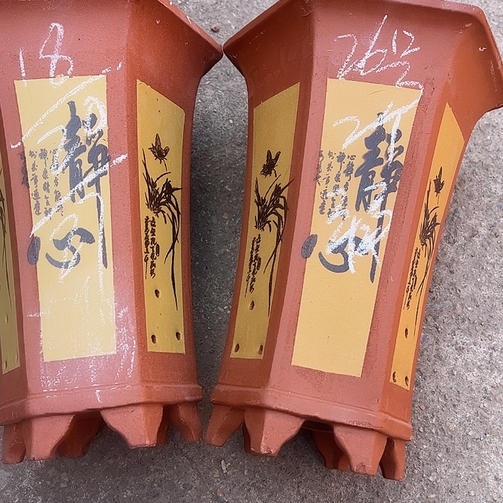 26号口18高27厘米2个花盆