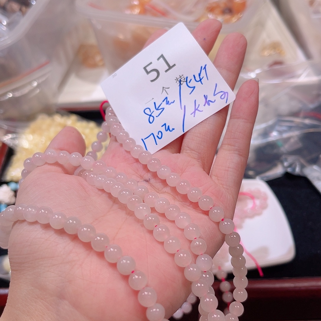 水晶珠宝半成品未镶嵌51 。      