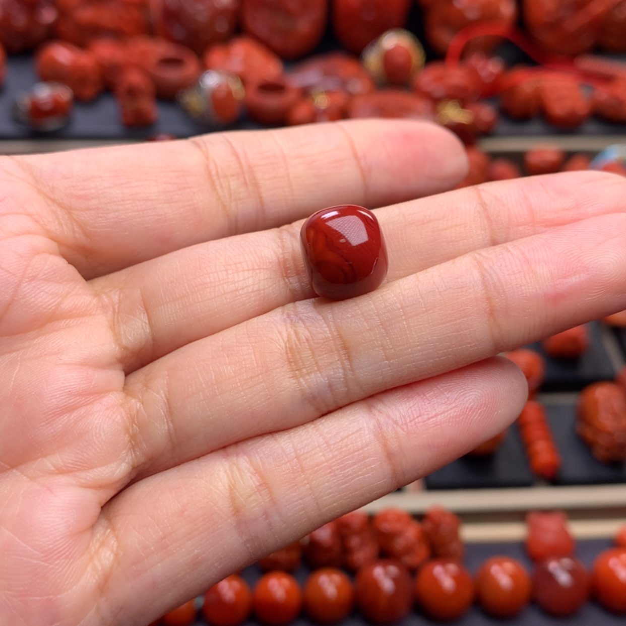【闪购商品】南红玛瑙老型单珠11mm➕未镶嵌暴****t